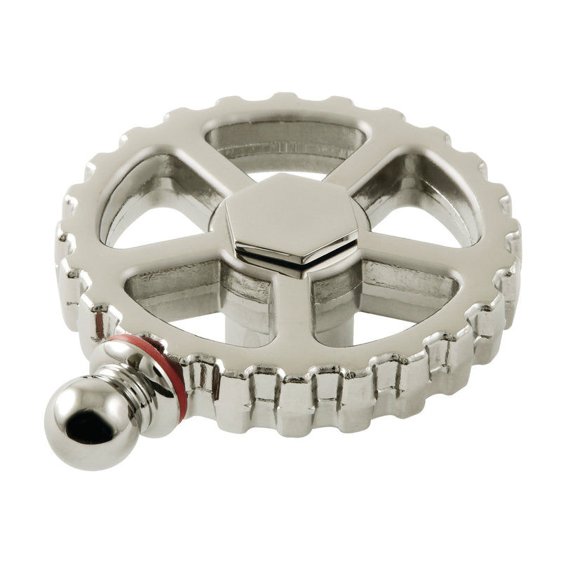 Fuller Brass Industrial Style Machine Gear Wheel Handle (Hot Side)