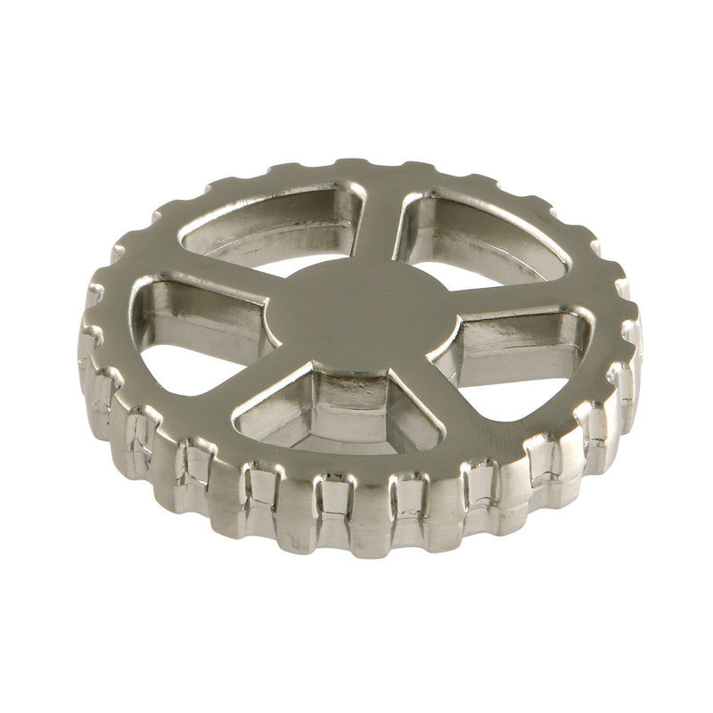 Fuller Brass Industrial Style Machine Gear Wheel Handle