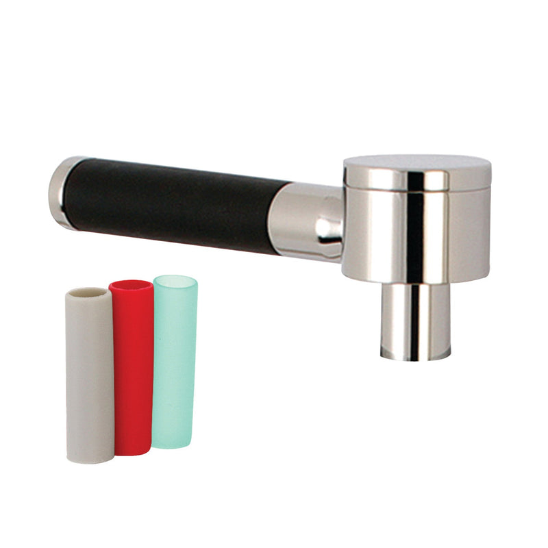 Kaiser Brass Lever Handle with Neoprene Sleeve