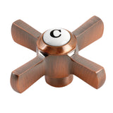 Cold Metal Cross Handle