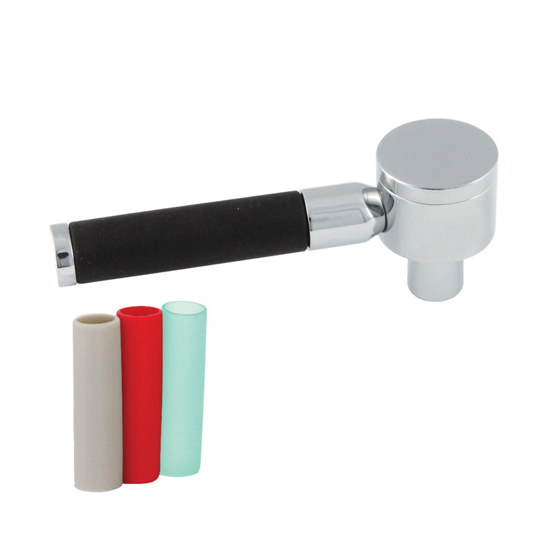 Kaiser Brass Lever Handle with Neoprene Sleeve
