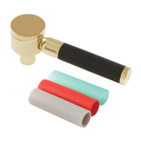 Kaiser Brass Lever Handle with Neoprene Sleeve