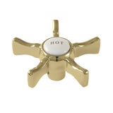 Hamilton Brass Cross Handle (Hot Side)