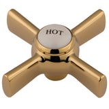 Brass Cross Handle (Hot Side)