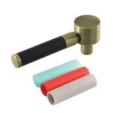 Kaiser Brass Lever Handle with Neoprene Sleeve