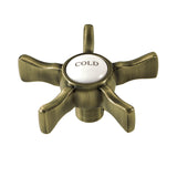 Hamilton Brass Cross Handle (Cold Side)