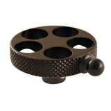 Webb Brass Knurled Wheel Handle