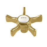 Hamilton Brass Cross Handle (Hot Side)