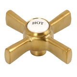 Brass Cross Handle (Hot Side)