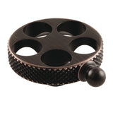 Webb Brass Knurled Wheel Handle