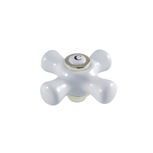 Porcelain Cross Handle (Cold Side)