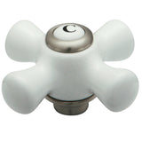 Porcelain Cross Handle (Cold Side)