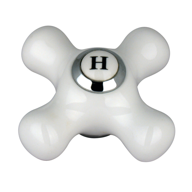 Porcelain Cross Handle (Hot Side)