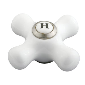 Porcelain Cross Handle (Hot Side)