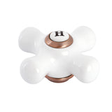 Porcelain Cross Handle (Hot Side)