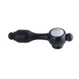 Tudor Brass Lever Handle (Hot Side)