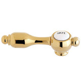 Tudor Brass Lever Handle (Hot Side)