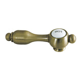 Tudor Brass Lever Handle (Hot Side)
