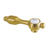 Tudor Brass Lever Handle (Hot Side)