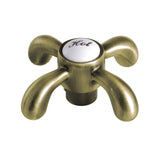 Brass Cross Handle (Hot Side)