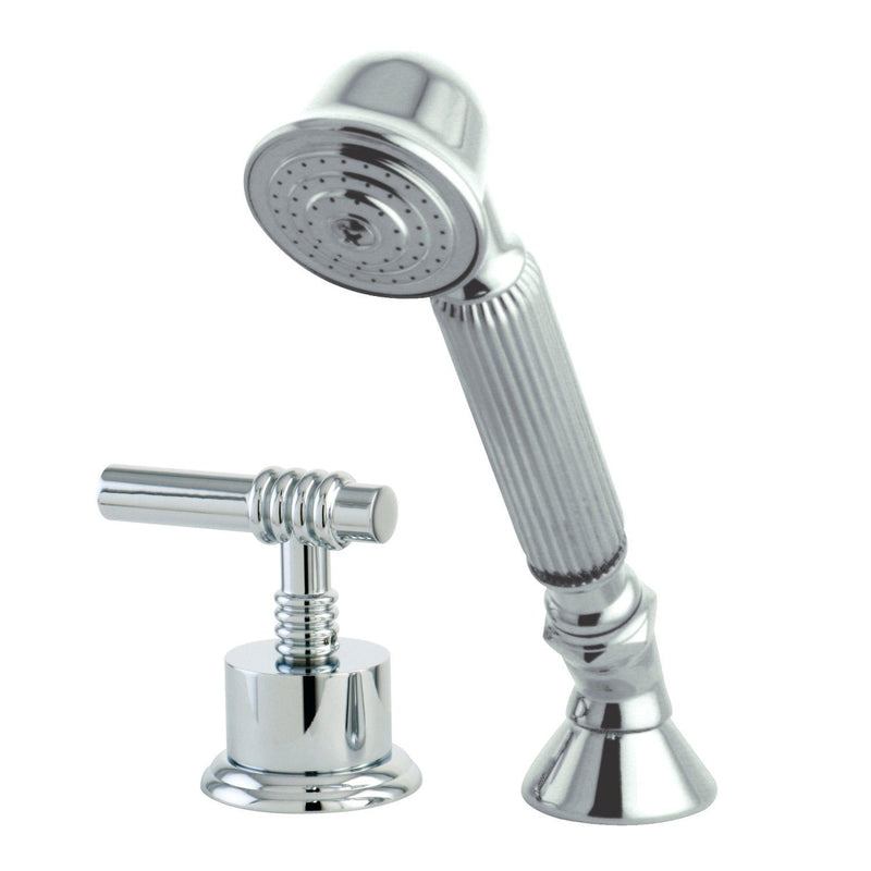 Deck Mount Hand Shower with Diverter for Roman Tub Faucet