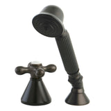 Deck Mount Hand Shower with Diverter for Roman Tub Faucet