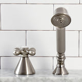 Deck Mount Hand Shower with Diverter for Roman Tub Faucet