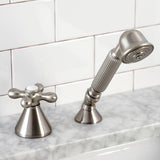 Deck Mount Hand Shower with Diverter for Roman Tub Faucet