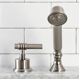 Deck Mount Hand Shower with Diverter for Roman Tub Faucet