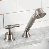 Deck Mount Hand Shower with Diverter for Roman Tub Faucet
