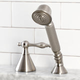 Deck Mount Hand Shower with Diverter for Roman Tub Faucet