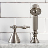 Deck Mount Hand Shower with Diverter for Roman Tub Faucet