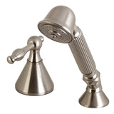 Deck Mount Hand Shower with Diverter for Roman Tub Faucet