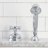 Deck Mount Hand Shower with Diverter for Roman Tub Faucet