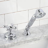 Deck Mount Hand Shower with Diverter for Roman Tub Faucet