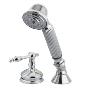 Deck Mount Hand Shower with Diverter for Roman Tub Faucet