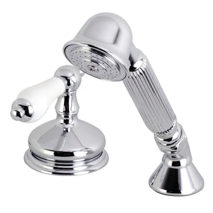 Deck Mount Hand Shower with Diverter for Roman Tub Faucet