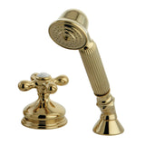 Deck Mount Hand Shower with Diverter for Roman Tub Faucet