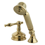 Deck Mount Hand Shower with Diverter for Roman Tub Faucet