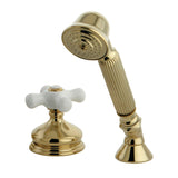 Deck Mount Hand Shower with Diverter for Roman Tub Faucet