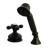 Deck Mount Hand Shower with Diverter for Roman Tub Faucet