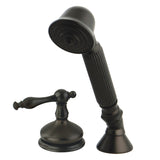 Deck Mount Hand Shower with Diverter for Roman Tub Faucet