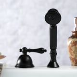 Vintage Deck Mount Hand Shower with Diverter for Roman Tub Faucet