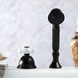 Vintage Deck Mount Hand Shower with Diverter for Roman Tub Faucet