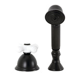 Vintage Deck Mount Hand Shower with Diverter for Roman Tub Faucet