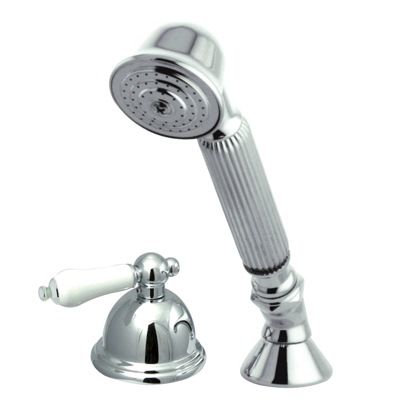 Vintage Deck Mount Hand Shower with Diverter for Roman Tub Faucet