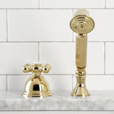 Deck Mount Hand Shower with Diverter for Roman Tub Faucet