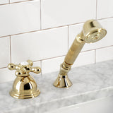 Deck Mount Hand Shower with Diverter for Roman Tub Faucet