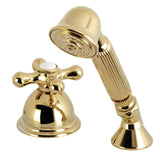Deck Mount Hand Shower with Diverter for Roman Tub Faucet