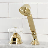 Vintage Deck Mount Hand Shower with Diverter for Roman Tub Faucet